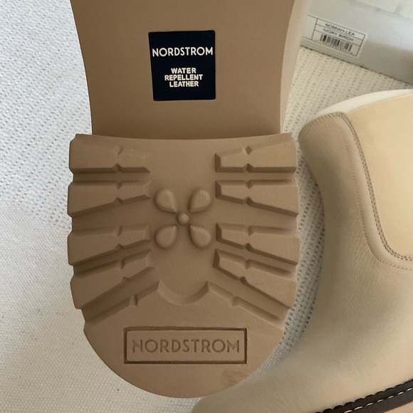 Nordstrom Tan Chunky Ankle Booties - Picture 6 of 9